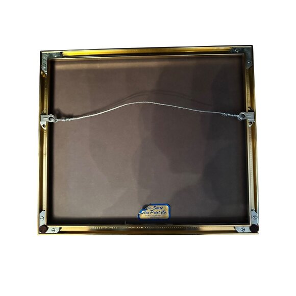 Framed Nautical Y2K Photography Prints With Gold-Toned Metal Frames & Blue Matte - Picture 15 of 16